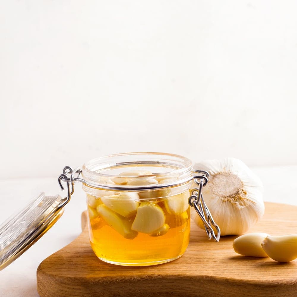 fermented garlic in honey for cold and flu prevention