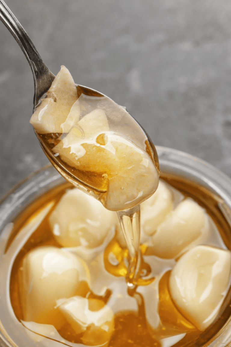 Easy DIY Fermented Garlic Honey Recipe For Cold & Flu