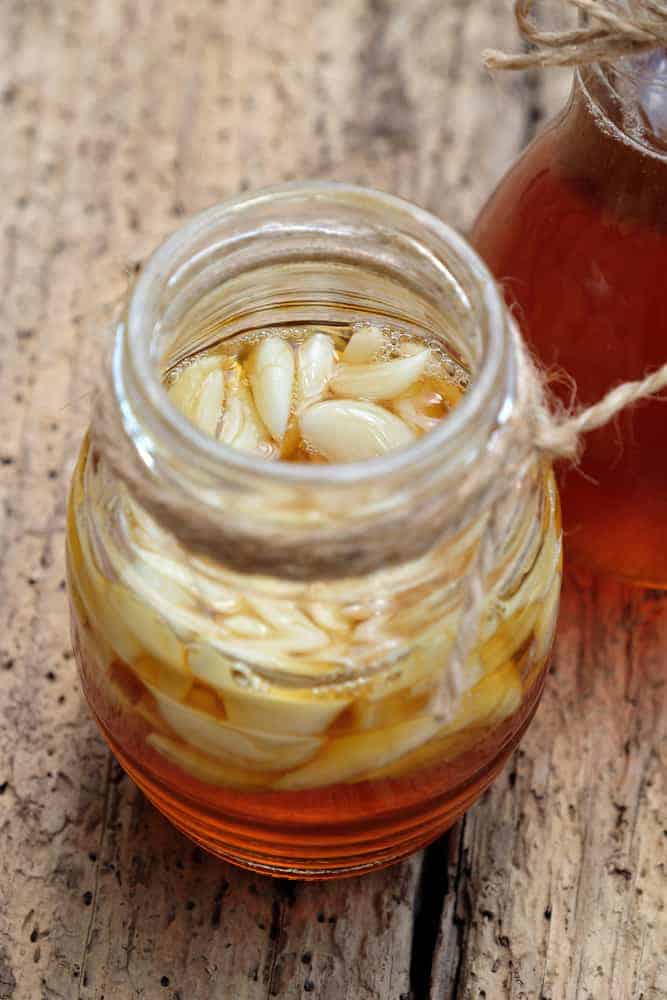 fermented garlic in honey