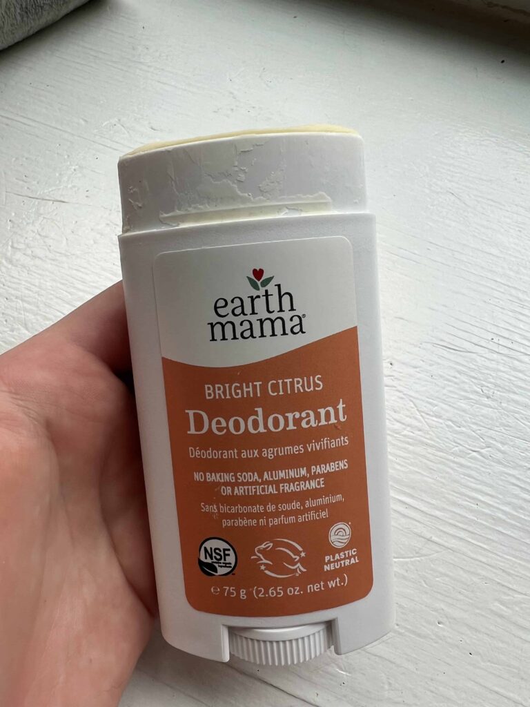 Earth Mama deodorant review