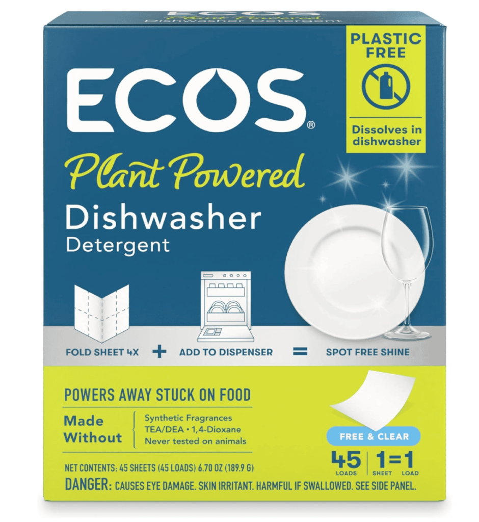 ECOS Dishwasher Sheets